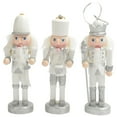 thumbnail image 1 of 3pcs Pendientes de árbol de Navidad encantador Cascanueces pequeños decoración colgante de Navidad colgantes, 1 of 6
