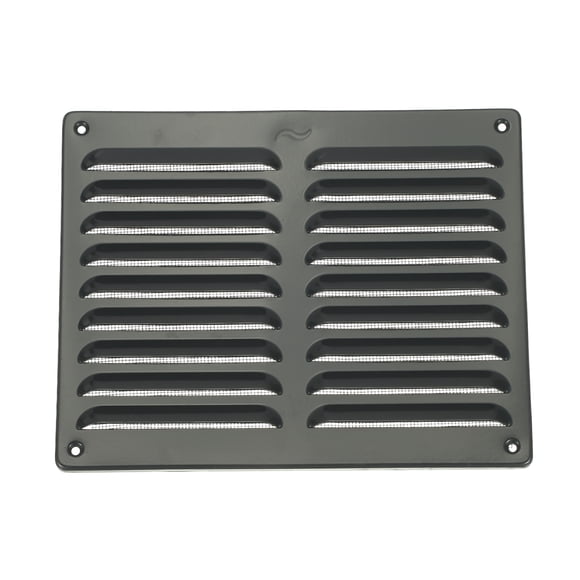Cubierta de Ventilación de Aluminio Uxcell, Rejilla de Aire para Ventilación HVAC con Persiana para Cocina, Chimenea y Hogar, Gris 10x8 Pulgadas
