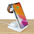 thumbnail image 4 of ZSOU 3-in-1 Wireless Charging Station for Multiple Devices, Apple Watch Charger Stand & Wireless Phone Charger, White, 4 of 6
