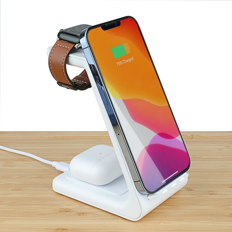 スマホアクセサリー 3-in-1 Wireless Charging Stand Amazon.com