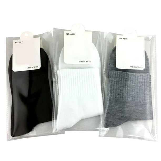 Calcetines transpirables, 12 pares de calcetines de algodón y poliéster de color puro, calcetines suaves, rendimiento comprobado