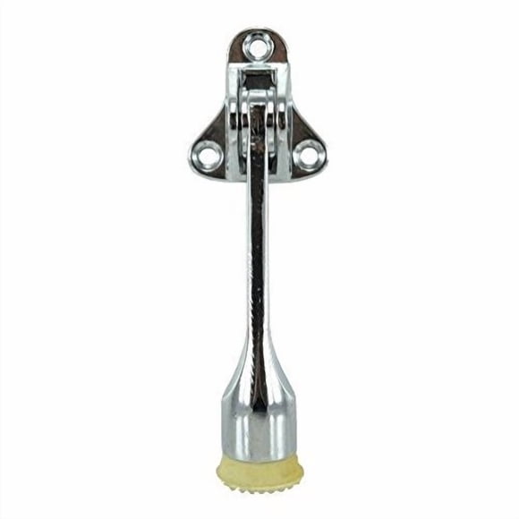 4" Chrome Flip Down Door Holder