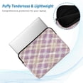 thumbnail image 5 of RMDQTR 16in Laptop Bag Briefcases Computer Inner Bags Computer Bags Laptop Sleeves Work Travel School Bag Light Pink Checkered Pattern, 5 of 8