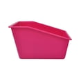 thumbnail image 4 of Pen+Gear Plastic Book Bin Desk Organizer and Book Storage, Pink, 4 of 8