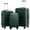 Green, variant on Coolife Hardside Luggage 3 Piece Set with TSA Lock, Spinner Wheels, Telescopic Handle, Lightweight Travel Suitcases (Blue, 3 piece set)