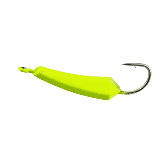 Buccaneer Wiggler Jig Fishing Lure, Chartreuse, 3/8 oz, 3 Count
