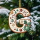 thumbnail image 3 of Lekihaqq Christmas Tree Decorations 26 Letters Acrylic Pendant Hanging Ornaments DIY Crafts for Home Holiday Xmas Decor, 3 of 5