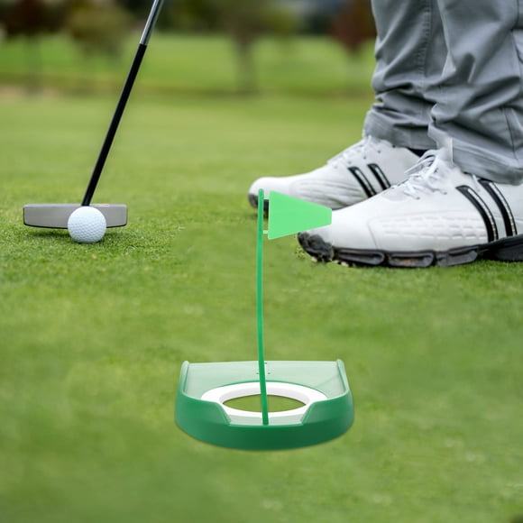 LIFKOME Golf Hole Plate Golf Putting Practice Indoor Cup Putting Practice Hole Plastic (Abs) Random Color