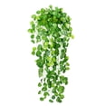 thumbnail image 2 of 2PCS Artificial Hanging Plants Artificial Potted Plants Indoor and Outdoor Vine Garland Flowers Silk Fake Hanging Plants for Living Room Garden Wedding Garland Indoor Outdoor Fake Leaves Decor, 2 of 4