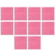 thumbnail image 2 of Toallas limpiadoras BuyWeek 10 piezas 30 x 30 cm color rosa cuadradas de microfibra, 2 of 12