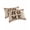 Brown Beige, variant on Vintage Farmhouse Body Pillow Case Cover - Microfiber Bed Throw Pillow Covers, Retro Home Text Country Star Wooden Decorative Lumbar Pillow Cover with Envelope Closure for Sofa/Travel 20"x54"