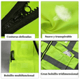 thumbnail image 3 of Chaleco De Seguridad  Bloosom Industrial Brigadista Vial +reflejante Amarillo, 3 of 4