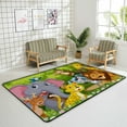 thumbnail image 4 of FREEAM Soft Kids Rug Group of Jungle Animals Area Rug Children Non Skid Animal Area Rug for Playroom & Nursery - 60x39 inch, 4 of 6