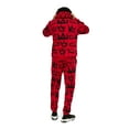 thumbnail image 5 of G-Style USA Men's King Crown Fleece Tracksuit Set - Pullover Hoodie and Sweatpants ST873 - Red - Large, 5 of 8