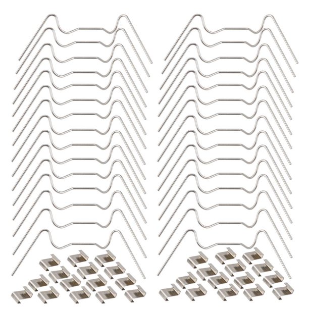 Clips De Fijación De Panel De Vidrio De Invernadero De Acero Inoxidable Clips De Alambre W Y Clips De Superposición Z Para Invernaderos De Vidrio De Losas Huecas Minnieouse HA037042-00