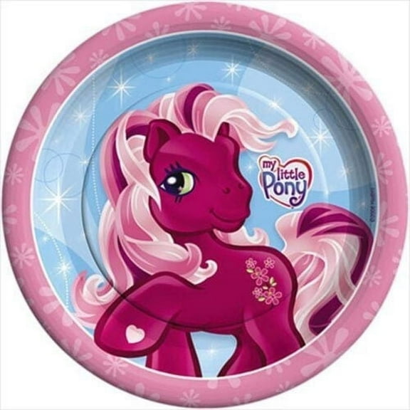 Plates - My Little Pony - Small 7 Inch - Paper - 8ct - Round