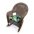 thumbnail image 5 of Jordan Manufacturing 3-Piece Beachcrest Caviar Black Floral Tufted Outdoor Cushion with 1 Wicker Bench Cushion and 2 Wicker Seat Cushions, 5 of 15