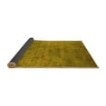 thumbnail image 2 of Ahgly Company Indoor Square Oriental Yellow Industrial Area Rugs, 4' Square, 2 of 4