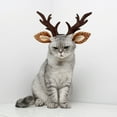 thumbnail image 5 of XISAOK Small Kitten Puppy Reindeer Antlers Headband Xmas Costume Accessory Pet Cosplay, 5 of 11