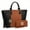 A-Brown & Black, variant on Dasein Women's Handbags Purses Large Tote Shoulder Bag top Handle Satchel Bag for Work