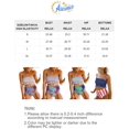 thumbnail image 5 of Womens 2 Pieces Bandeau Bikini Swimsuits Off Shoulder High Waist Bathing Suit, 5 of 5