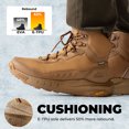 thumbnail image 4 of NORTIV 8 Men's Waterproof Work Tactical Hiking Boots Military Combat Boots with Arch Support, Lightweight Cushion Sole for Work All Day Outdoor Motorcycle, 4 of 8