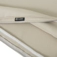 thumbnail image 4 of Classic Accessories Montlake FadeSafe Water-Repellent 41 x 18 x 3 Inch Outdoor Bench Contoured Back Cushion, Antique Beige, 4 of 17