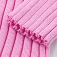thumbnail image 6 of QIPOPIQ Girls Clothes Clearance Toddler Kids Baby Girls Ribbed Knit Sweater Soft Solid Warm Sweater Pullover, 6 of 8