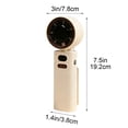 thumbnail image 4 of Gifts YYV Handheld USB Rechargeable High-Speed Mini Fan Digital Display Rotatable Compact Portable Turbo Cooling Fan for Travel Outdoor Office Students Gift Rechargeable Pocket Fan, 4 of 8