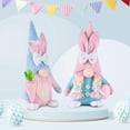 thumbnail image 3 of Easter Gnomes Decorations - 2 PCS Plush Bunny Handmade Swedish Tomte Doll Rabbit Gifts, Household Ornaments, 3 of 6