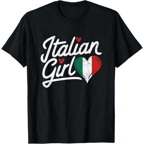 Playful Comfort Tee - Culture italian Roots Italy Flag Cute Italian Girl italia T-Shirt