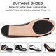 thumbnail image 2 of Almohadillas antideslizantes para zapatos, protectores adhesivos para suelas de zapatos, agarraderas antideslizantes para zapatos de tacón alto (negro), 2 of 7