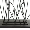 thumbnail image 4 of 22" x 60" Black Metal Tall Floral Sculpture with Crystal Embellishments, by DecMode, 4 of 8