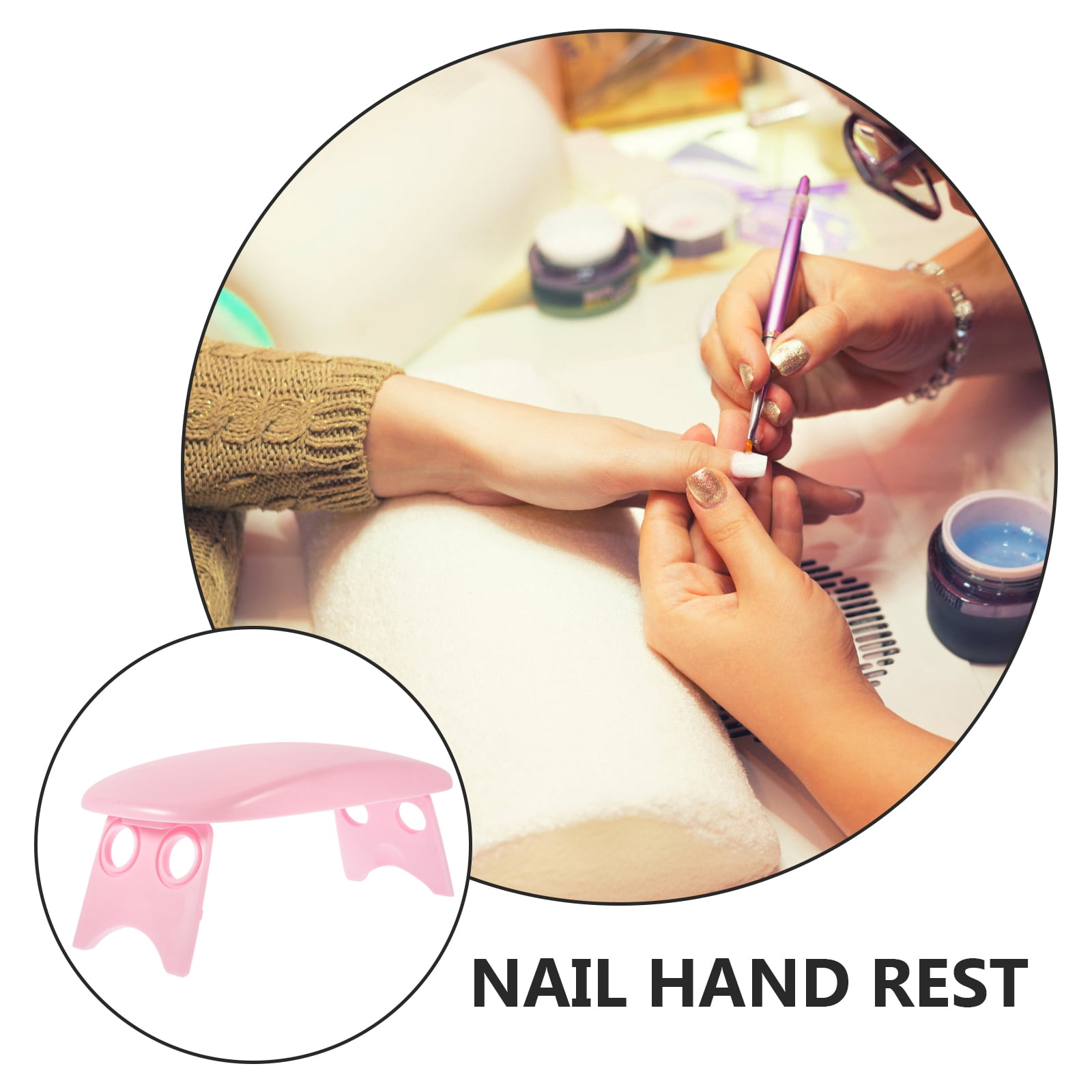 Eease Nail Arm Rest Manicure Hand Rest Hand Table Nail Salon Art Arm Rest Portable Hand Cushion
