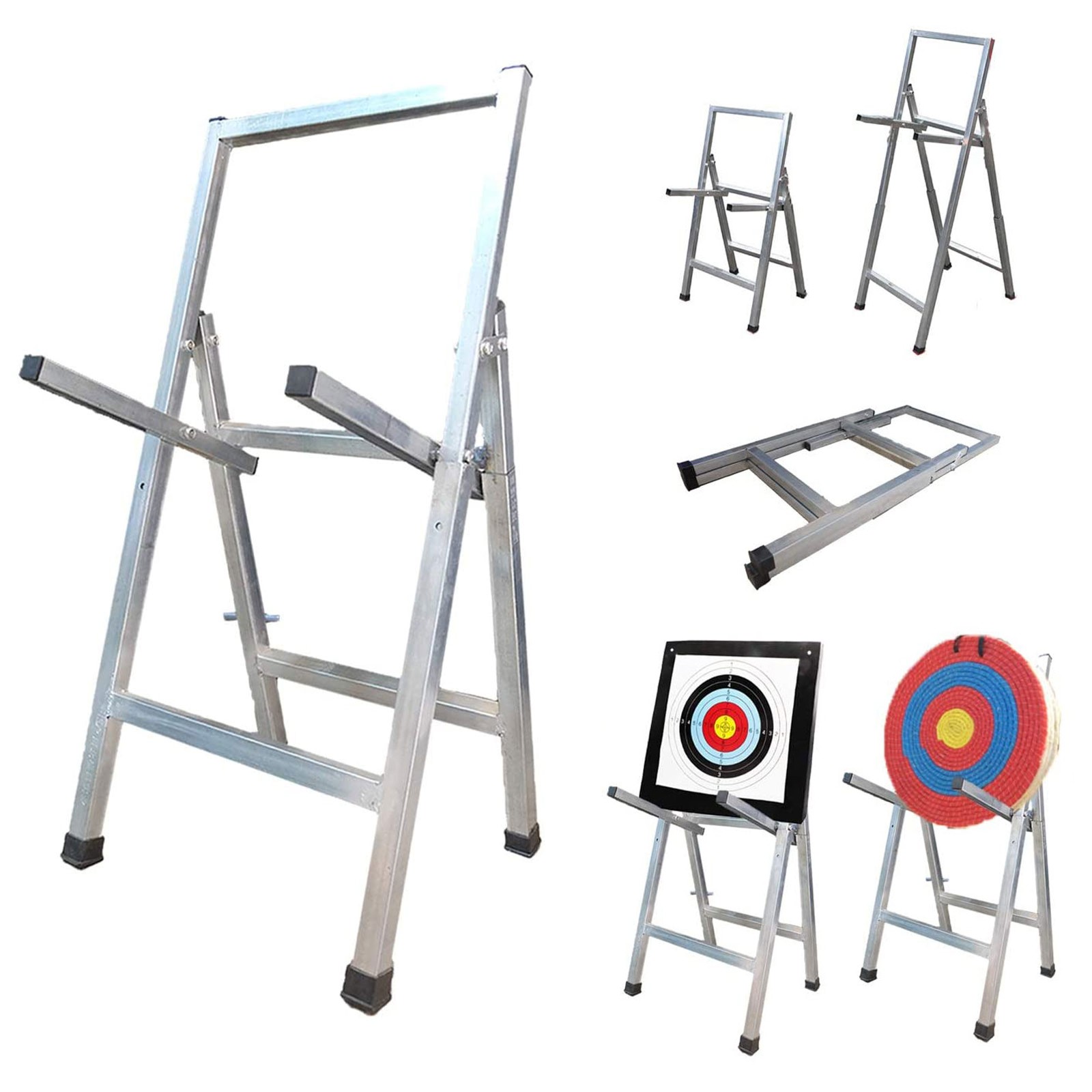 Heavy Duty Target Stand Aluminum Telescopic Folding Target Stand