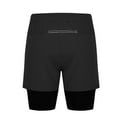 thumbnail image 6 of Summer Shorts for Men, Man Double-layer Casual Sports Running Zipper Pocket Drawstring Shorts, 6 of 8