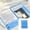 🍀Blue_Hot#1110, variant on Document Folder, File Organizer, A4 Size 12.2 x 9.06 in, Waterproof Plastic, Double Inner Pockets, Side Clip, Subject Tabs, Thin Flat-Lay Writing Board