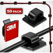 50 Pack Genuine 3M Cable Clips Organizer Management