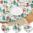 thumbnail image 4 of Christmas Gift and Deer Pattern Round Fitted Tablecloth with Elastic Edge,Dining Table Cover Waterproof,Outdoor Round Tablecloth for Camping,Dining,Indoor and Outdoor, 4 of 7