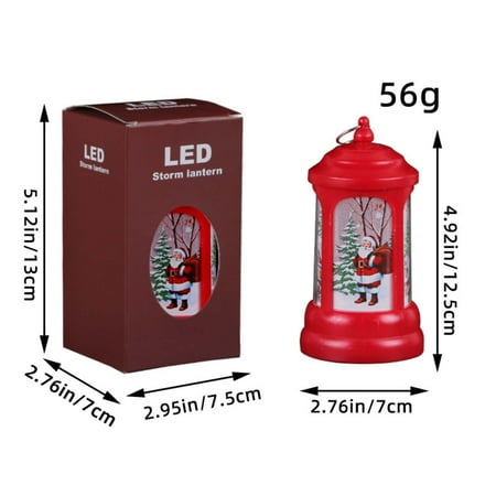 

Guozer Clearance Hong Kng Love New Christmas Style Lantern Santa Claus Night Light Portable Small Oil Lamp Christmas Costume