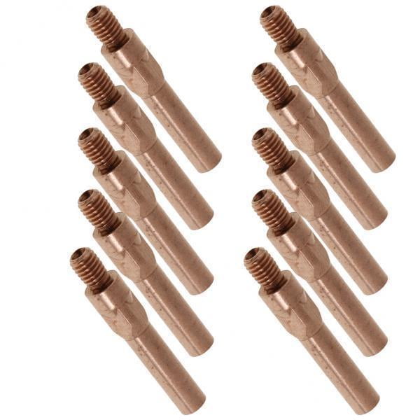 Boquilla de Soldadura con Protección de Gas de Cobre Rojo shamjiam 2x10 Piezas 1,2mm