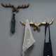 thumbnail image 3 of Advancent Gancho para abrigo de pared con astas de resina, apariencia elegante y función práctica, gancho de pared decorativo elegante Decoración del hogar Oscuro, 3 of 6