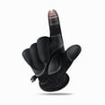 thumbnail image 3 of ACDANC 1Pairs Waterproof Gloves,Soft Padding Fingerless Gloves Men,Winter Protection Workout Gloves Women,XL,Black, 3 of 7