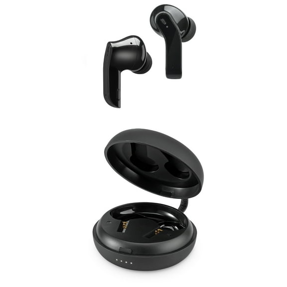 iLive Bluetooth True Wireless Active Noise Canceling Earbuds with Charging Case, IAEBT600. Multiple Colors