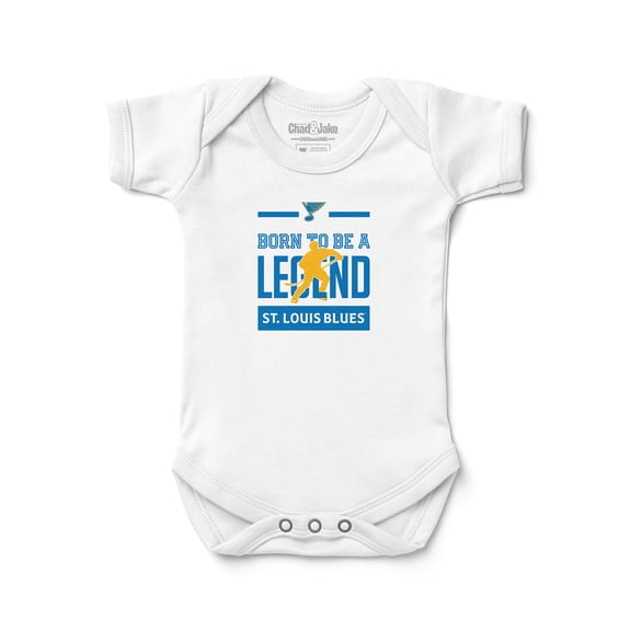 Newborn & Infant Chad & Jake White St. Louis Blues Bodysuit