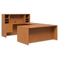 thumbnail image 2 of 10500 Series 72 in. x 36 in. x 29.5 in. L-Workstation Right Pedestal Desk with 3/4 Height Pedestal - Harvest, 2 of 4