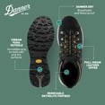 thumbnail image 4 of Botas de senderismo Danner Mountain 600 impermeables para hombre, color negro/caqui, 4 of 6