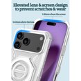 thumbnail image 2 of 17 Series Phone Case with Magnetic Stand, Air Cushion Anti-Drop Protection, Clear Matte Finish & 360° Rotatable Holder(for 17 Pro/17 Pro Max), 2 of 7