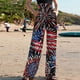 thumbnail image 2 of Pantalones de Pierna Ancha Con Estampado de Bolsillo Suelto Informal de Verano Para Mujer A La Moda Odeerbi ODB-6, 2 of 5