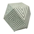 thumbnail image 6 of Bone Inlay End Table – Faceted Black & White Diamond Optical Design, 6 of 10